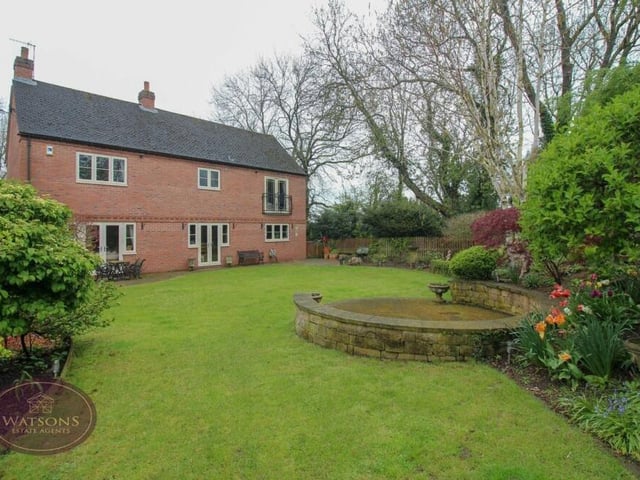 Among its many plus points, the garden offers a good level of privacy, with timber fencing to the perimeter.