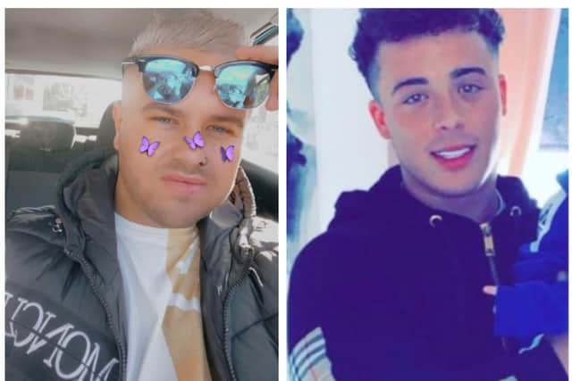 Connor Wilton, left, has told of his relief after Derbyshire police scrapped a £10,000 coronavirus fine handed out following a fireworks display held in memory of Tyrone Forde.