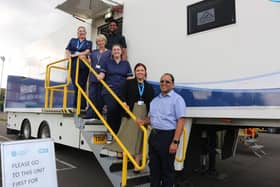 Mobile health units for are providing 'game-changing' lung cancer screenings in Nottinghamshire: Photo: NHS Nottingham and Nottinghamshire