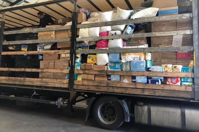 Volunteers were stunned with the amount of donations