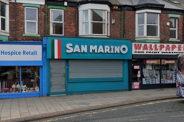 San Marino, on Chester Road in Sunderland, is on the market for £80,000.