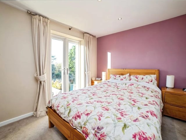 One of four generous bedrooms in the property