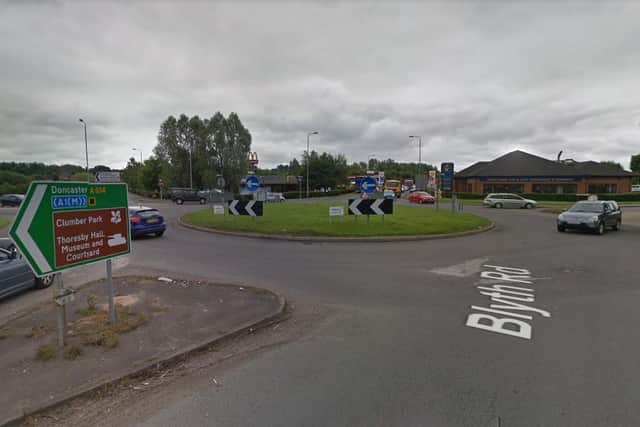 Ollerton roundabout is in line for a major upgrade.