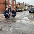 Pictured: Councillors Jason Zadrozny, Samantha Deakin and David Hennigan on the North Street / Russell Street junction.