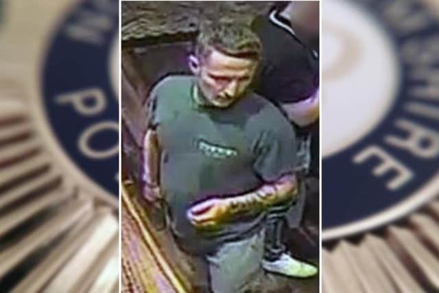 Police want to speak with this man in connection with the assault.