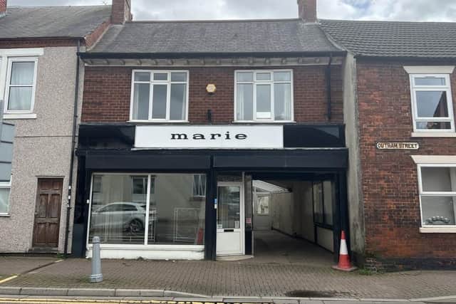 The former Marie Gown Shop, on Outram Street, Sutton, before it closed. (PHOTO BY: Property Auctions)