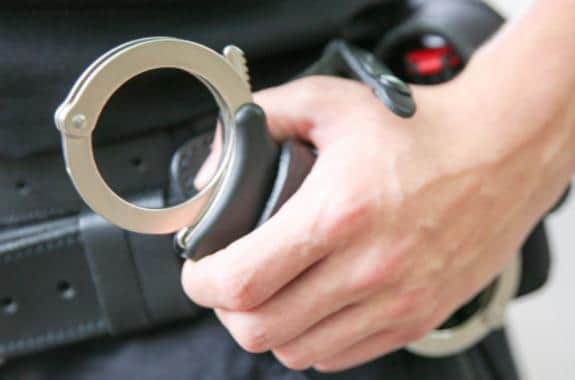 A 43-year-old man was arrested on suspicion of burglary.