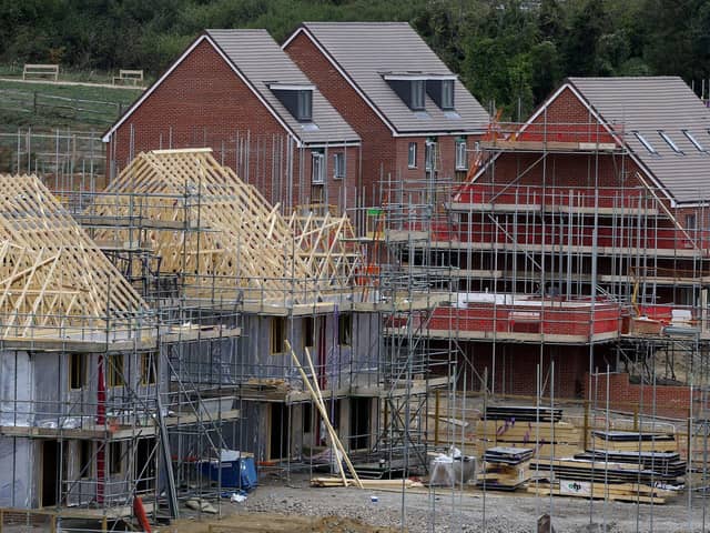 Fewer new houses were started in Nottingham last year