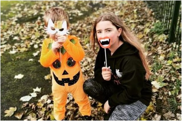 Archie and Grace Scullion were the winners of the West Park trail. 
As well as the creepy trail, facts were left around both parks for the children to learn more information about Halloween.
