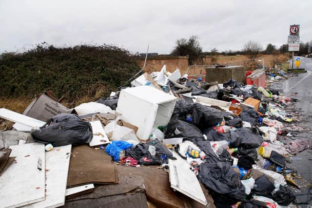Across England, 1.09 million fly-tipping incidents were recorded in 2021-22.