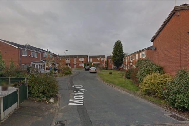 There were nine offences reported on or near Morley Close in February 2022, which is in the Mansfield East policing area.