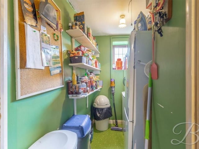 A useful pantry also sits next door to the breakfast kitchen.