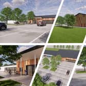 Artists' impressions of the planned new Warsop Health Hub.