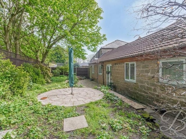 The garden is a peaceful and tranquil oasis. A place to relax.
