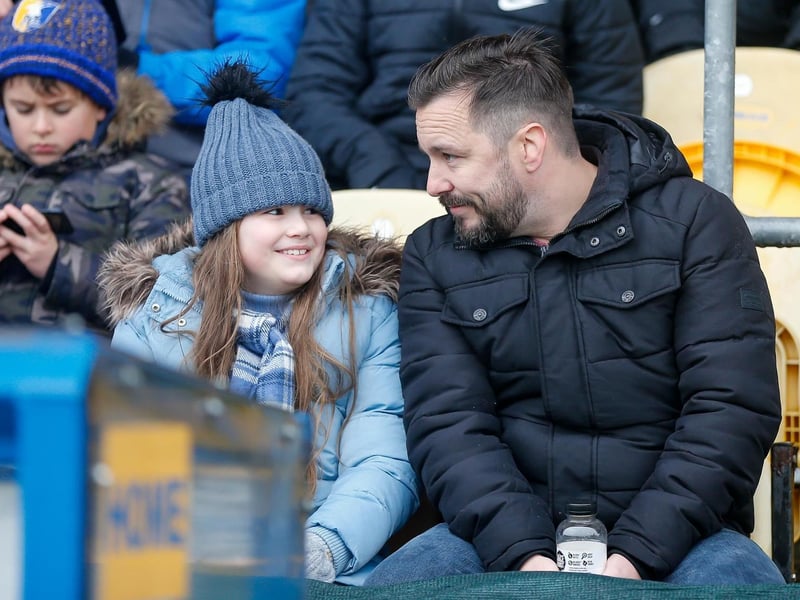 Mansfield Town Fans at the One Call Stadium for the Emirates FA Cup third round match against Middlesbrough FC - Pic Chris Holloway/The Bigger Picture.media