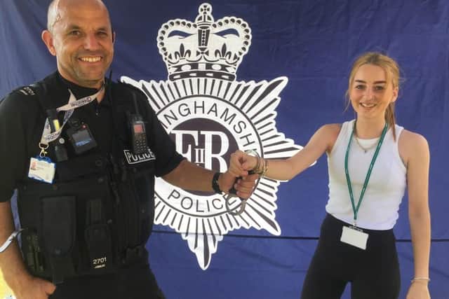 Students learned about the role of the police