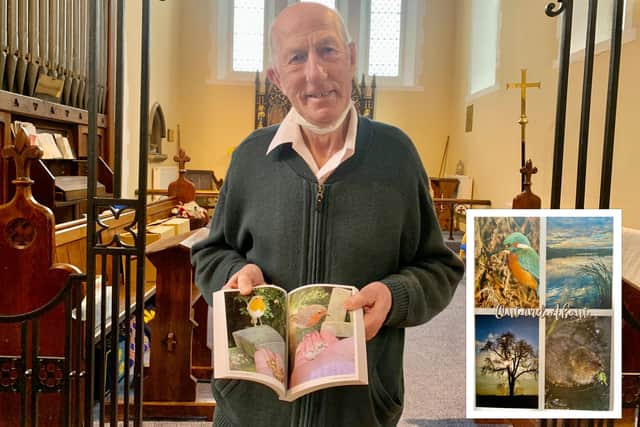 Eastwood resident Brian Fretwell with new book 'Out and About'.