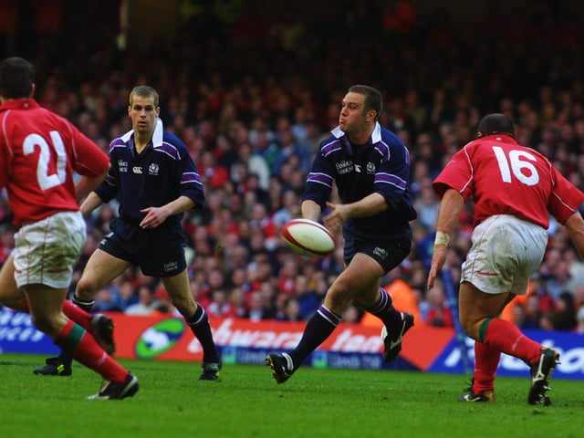 Brendan Laney’s two late penalties were key to Scotland’s win. With five minutes remaining he slotted one over to put Scotland 21-19 ahead, only for Stephen Jones to restore Wales’ lead. Laney then stepped up to land another penalty in injury time to make it 24-22 to Scotland. His replacement Duncan Hodge, added another penalty in the dying seconds.