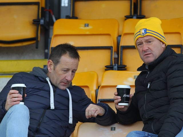 Just some of the Mansfield fans who made the journey to Cambridge back in January 2018.