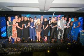 Winners at last year's awards night