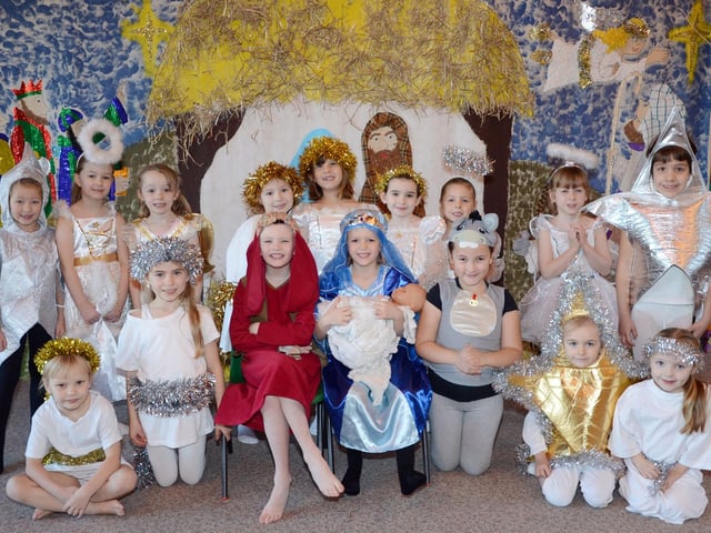 Christmas nativity play at Heatherley Primary School in Mansfield in 2012.