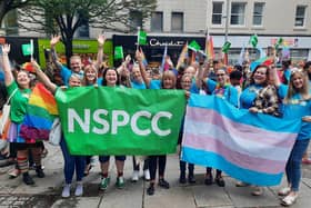 Colleagues and volunteers from the NSPCC and Childline attended Nottinghamshire Pride