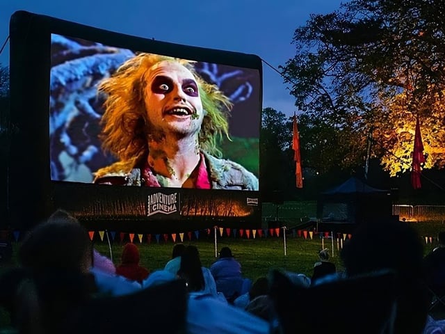 Wrap up a warm, take a blanket or a camping chair and watch classic Hollywood films on a giant screen under the stars at Newstead Abbey this Halloween. Fancy dress is also encouraged as Adventure Cinema shows 'Ghostbusters' tomorrow (Thursday) night, 'Beetlejuice' on Friday night and 'Hocus Pocus' on Saturday evening against the backdrop of a spooky soundtrack and songs specially curated for witches and werewolves, ghouls and ghosts.