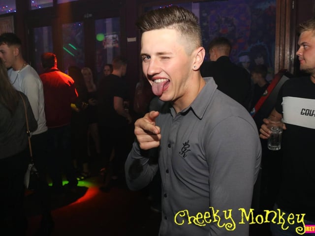 A cheeky wink for the camera