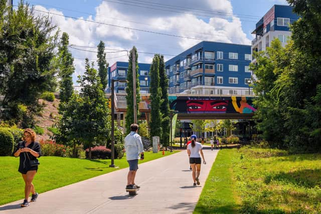 Inman Park on the BeltLine. Image: Gene Phillips, courtesy of ACVB & AtlantaPhotos.com
