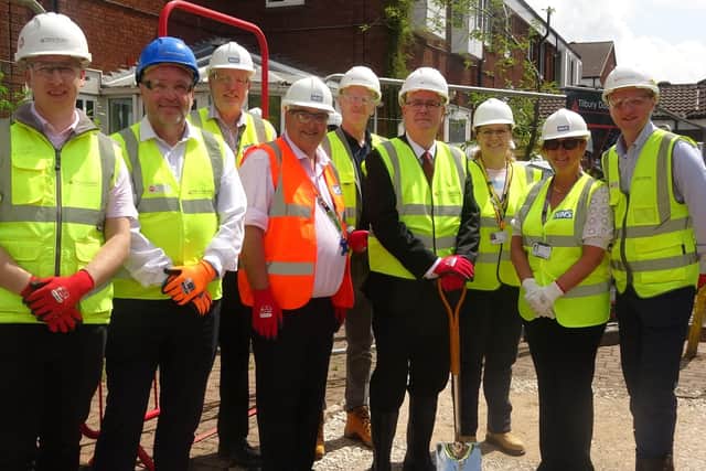 A breaking the ground ceremony was held at the Millbrook Mental Health Unit, which is based on the King’s Mill Hospital site in Sutton but is provided by Nottinghamshire Healthcare. Photo: Nottinghamshire Healthcare.