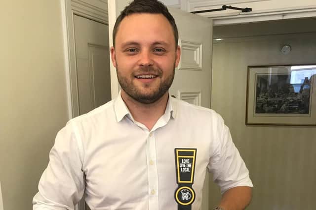 Mansfield MP Ben Bradley received a ‘Beer Champion’ award in recognition of his support for the Long Live the Local campaign in 2019.