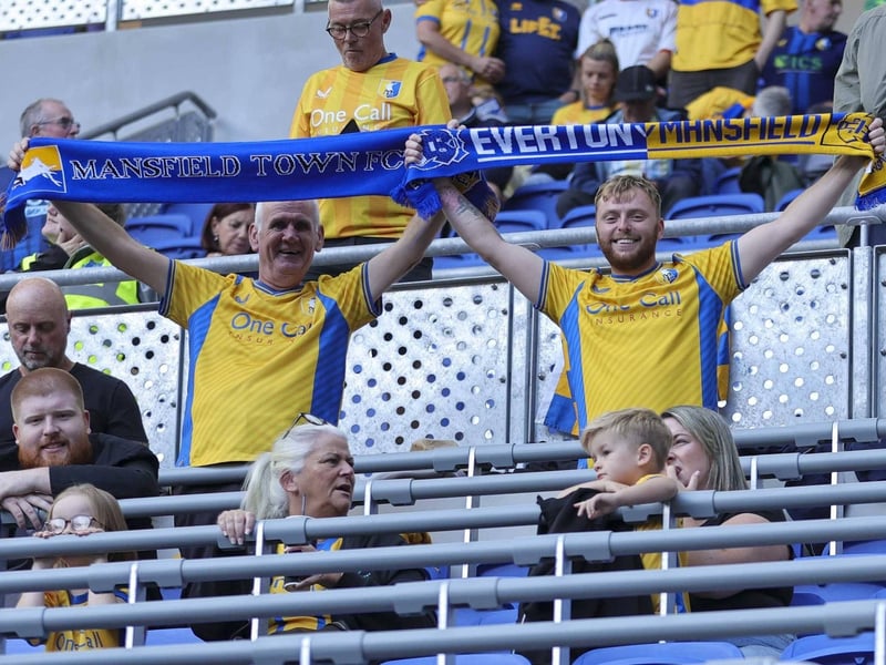 Mansfield Town made Everton work hard for victory after a dogged defensive display.