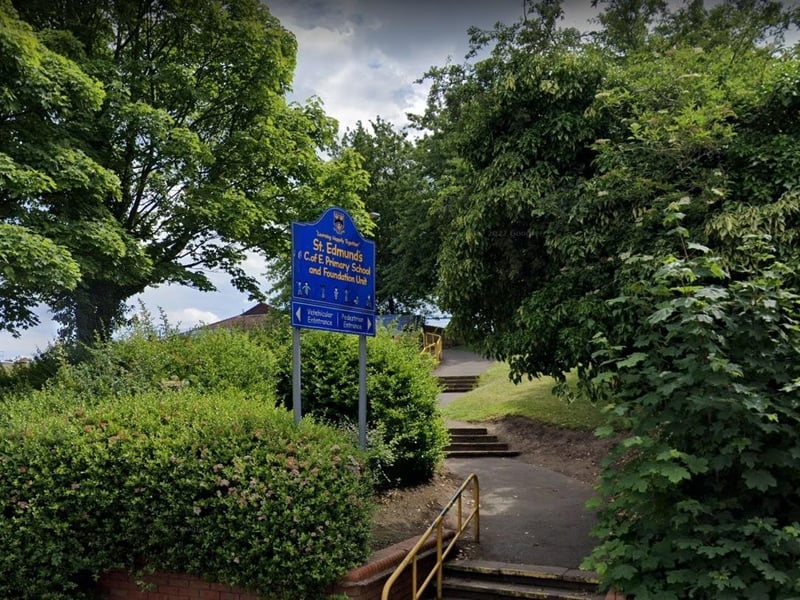 St Edmund's CofE (C) Primary School on Church Hill Avenue, Mansfield Woodhouse, has three pupils, 1.4 per cent, over capacity. The school has a capacity for 210 pupils.