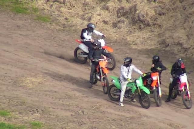 Off-road bikers