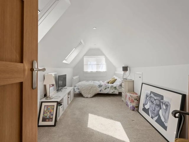 The property boasts four spacious light and bright bedrooms, perfect for a family.