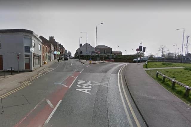 The incident occurred near Kelham Way in the town centre on Friday.