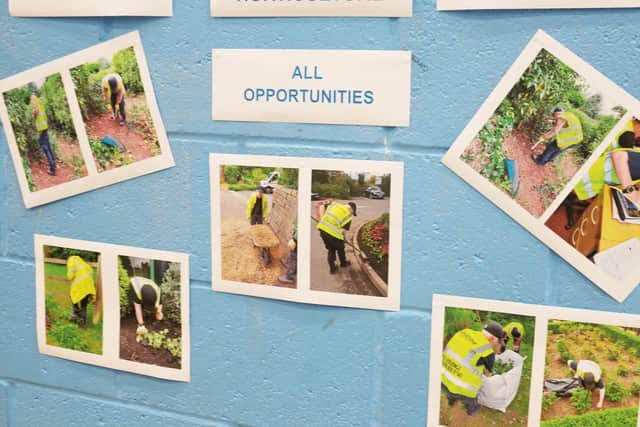 Interns showcased their previous experience and skills