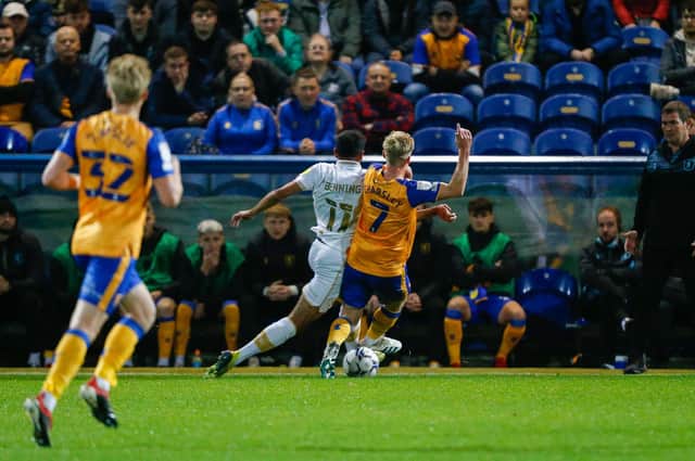Mansfield Town v Port Vale action tonight Pic - Chris Holloway / The Bigger Picture.media