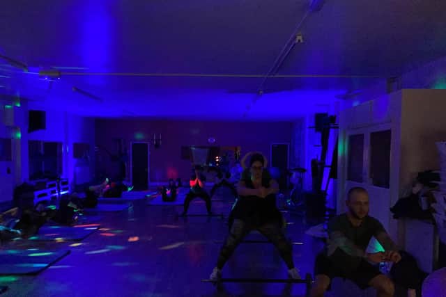 Members of the Selston Team Fitness social group in action during one of the sessions