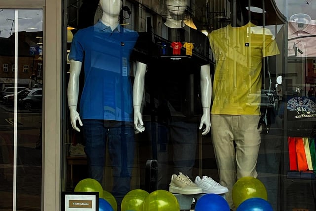 Collections - Men's Designer Wear, Four Seasons Shopping Centre, is showing support for the Stags.