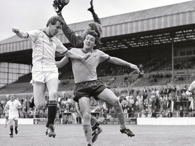 Stags v Wrexham in 1981.
