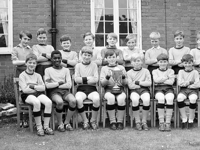 1968 Clipstone Samuel Barlow School football team.