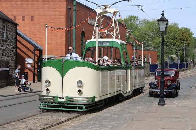 Re-opening from Saturday, July 11 at 10am, you will be able to see the vintage trams on the period street.