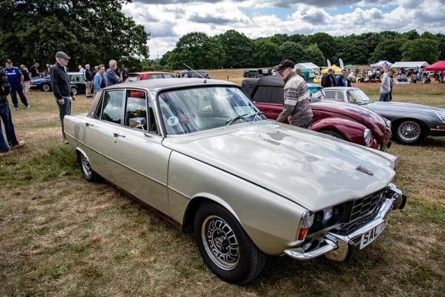 This grey Rover V8 attracted a lot of interest at Sunday's Berry Hill Park show. The model celebrated its 50th anniversary in 2017.