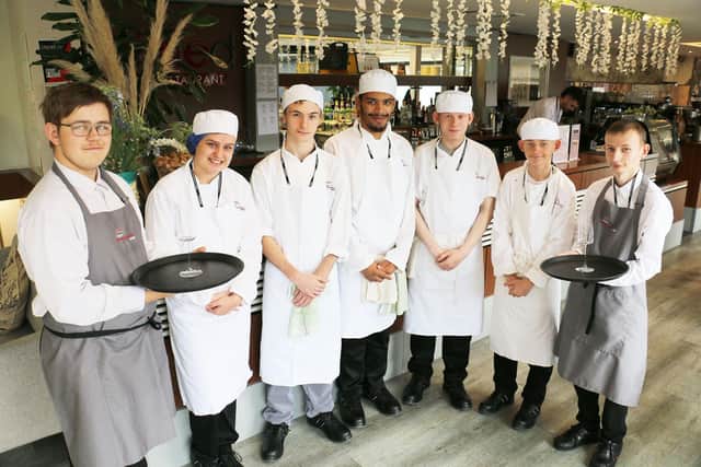 Students are looking forward to welcoming the public back to the restaurant