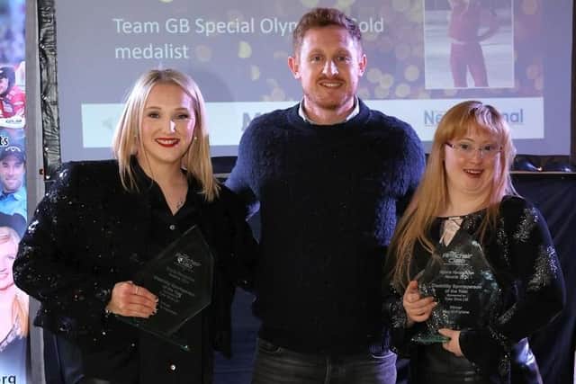 Joint Disability Sportsperson winners Charlotte Henshaw and Meg McFarlane.