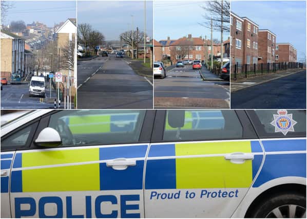 Some of the streets across South Tyneside, above, where most crime was reported as taking place across the borough according to latest figures.