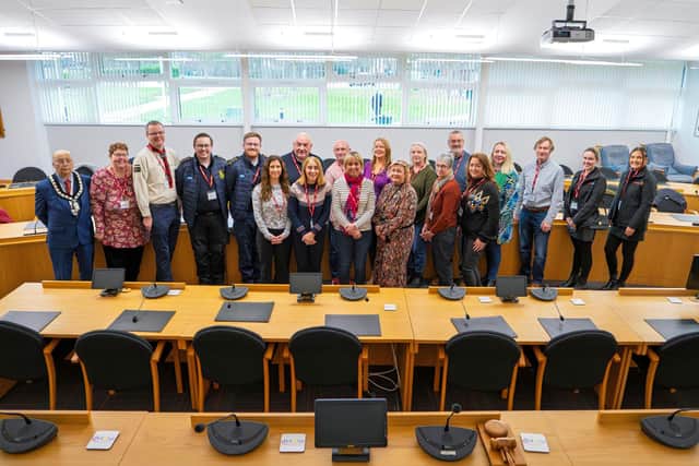 Pictured are some of the groups who received a cheque from the 2024 Community Donation scheme.