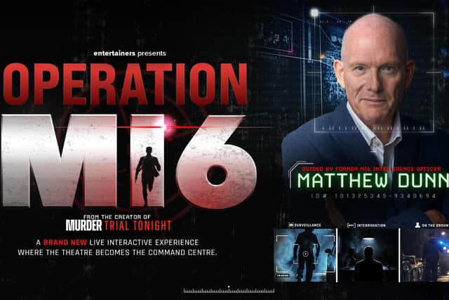 Former intelligence officer Matthew Dunn presents Operation MI6 in Nottingham next year. Photo: Submitted