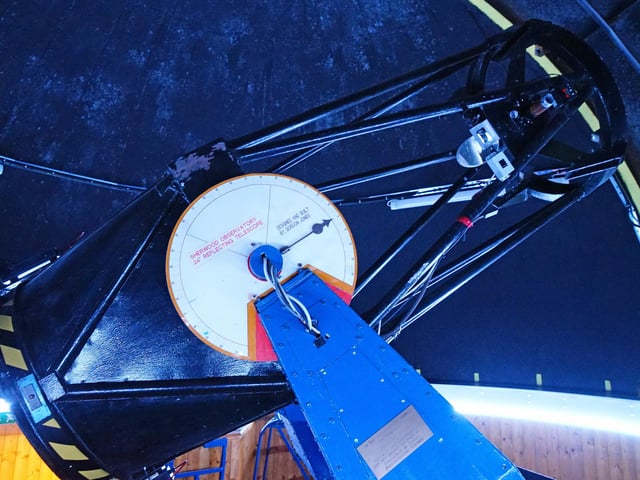 Sherwood Observatory. 60cm refractor telescope.